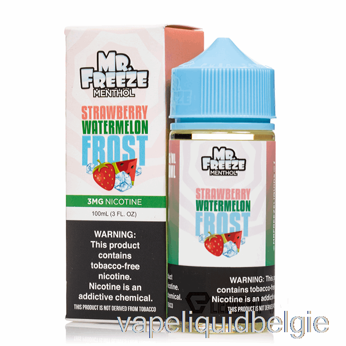 Vape België Aardbei Watermeloen Vorst - Mr Freeze - 100ml 6mg